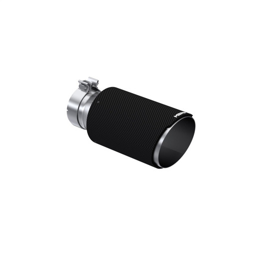 MBRP Universal Carbon Fiber Tip 6in OD/4in Inlet/12in L - Angle Cut Tip - T5072CF Photo - Primary