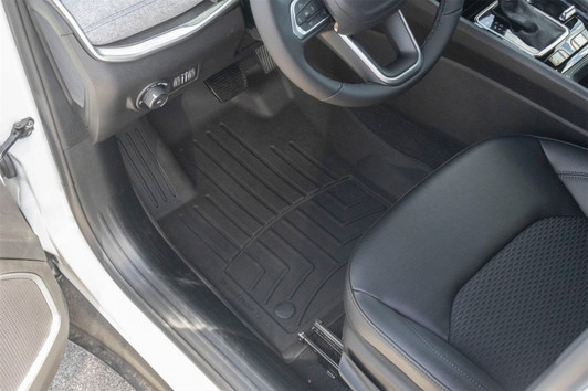 WeatherTech 17-25 Jeep Compass Front FloorLiner HP - Black - 4412051IM Photo - Primary