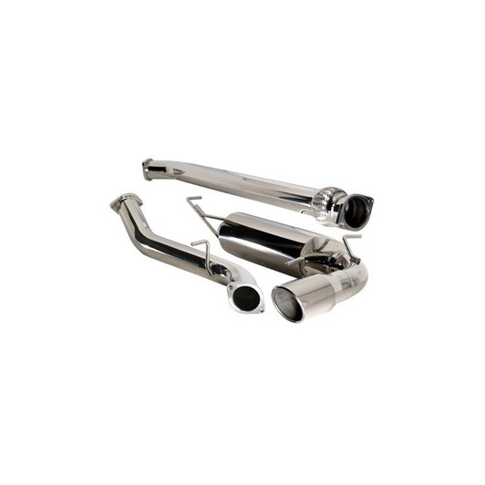 Turbo XS 08-10 WRX & STi Hatch Catback Exhaust Polished Tips - W08H-CBE