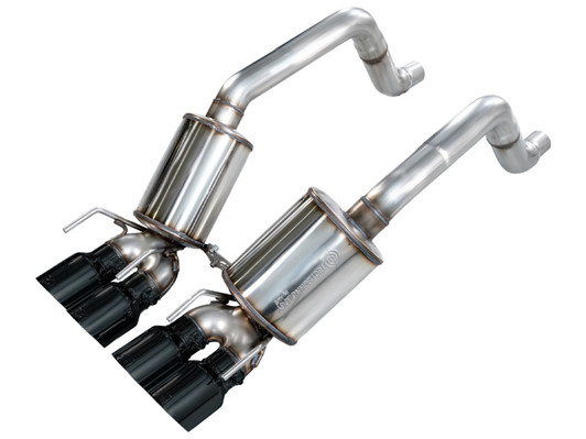 AWE Tuning 09-13 Chevrolet Corvette 6.2L Touring Edition Axle-back Exhaust w/ Diamond Black Tips - 3015-43662 Photo - Primary