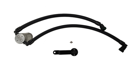 J&L 19-25 Ram 1500 3.6L Oil Separator 3.0 PCV Side -Clear Anodized - 3126P-C Photo - Primary