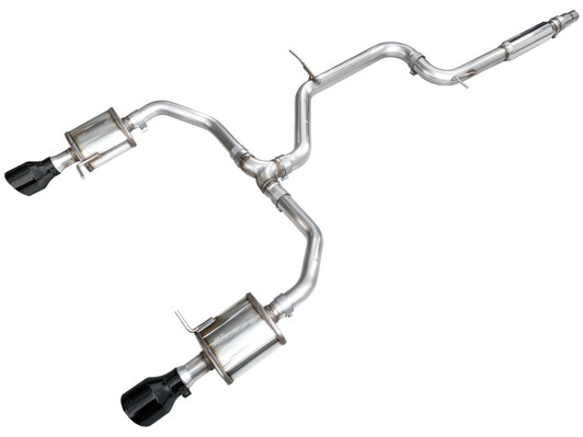 AWE 22-25 Volkswagen Jetta GLI Touring Edition Exhaust - Diamond Black Tips - 3015-33275 Photo - Primary