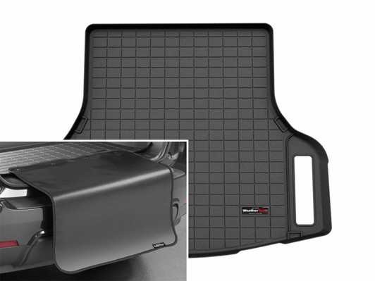 WeatherTech 25-25 Genesis G80 Trunk Cargo Liner w/Bumper Protector - Black - 401839SK Photo - Primary
