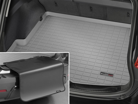 WeatherTech 25-26 Toyota 4Runner Trunk-5 Passenger Se-Cargo Liner w/Bumper Protector 2pc - Grey - 421828SK Photo - Primary