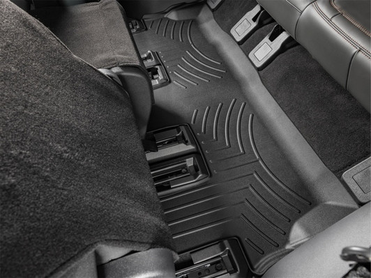 WeatherTech 25-26 Ford Expedition 2nd Row Rear FloorLiner 2pc - Black - 4419483 Photo - Primary