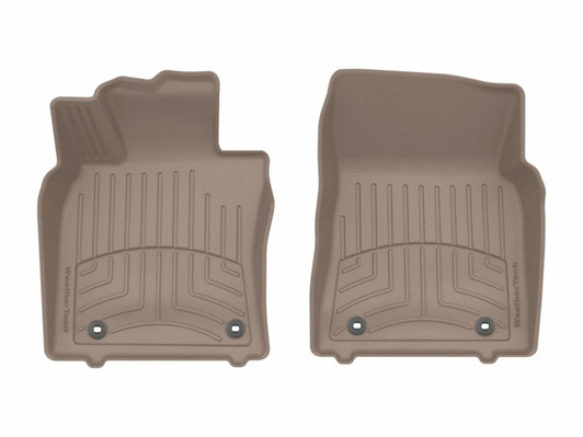 WeatherTech 21-25 Lexus ES 1st Row Front FloorLiner HP - Tan - 4514961IM Photo - Primary