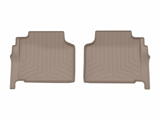WeatherTech 25-26 Cadillac Escalade 2nd Row Rear FloorLiner - Tan - 4516329 Photo - Primary