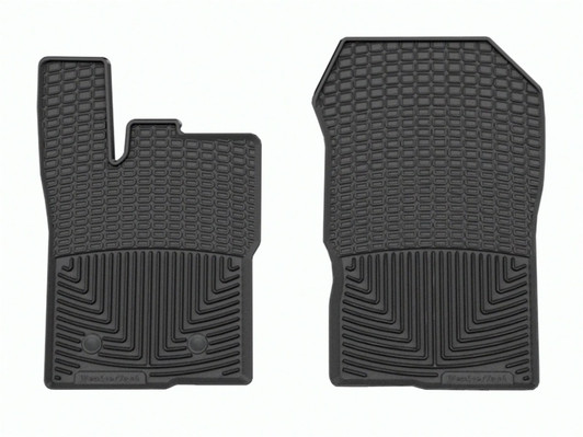 WeatherTech 24-25 Ford Ranger 1st Row Front All-Weather Floor Mats - Black - W697 Photo - Primary