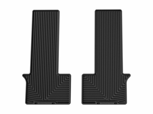 WeatherTech 25-26 Kia Carnival Hybrid 2nd Row Rear All-Weather Floor Mats - Black - W727 Photo - Primary