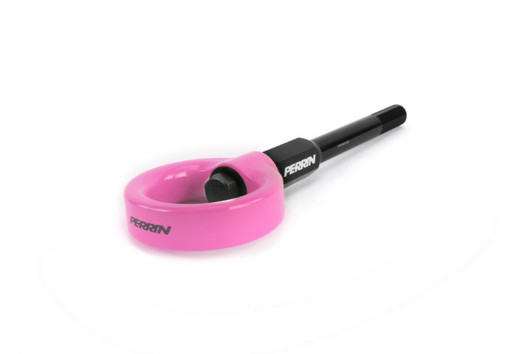 Perrin 15-19 Subaru WRX/STI Tow Hook Kit (Rear) - Hyper Pink - PSP-BDY-252HP