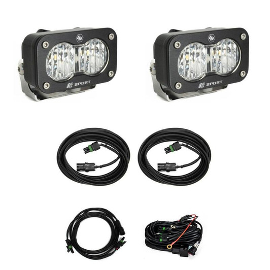 Baja Designs 23-24 Ford F250/F350 Super Duty S2 Sport Dual Reverse Light Kit w/ Toggle - 448209 Photo - Primary