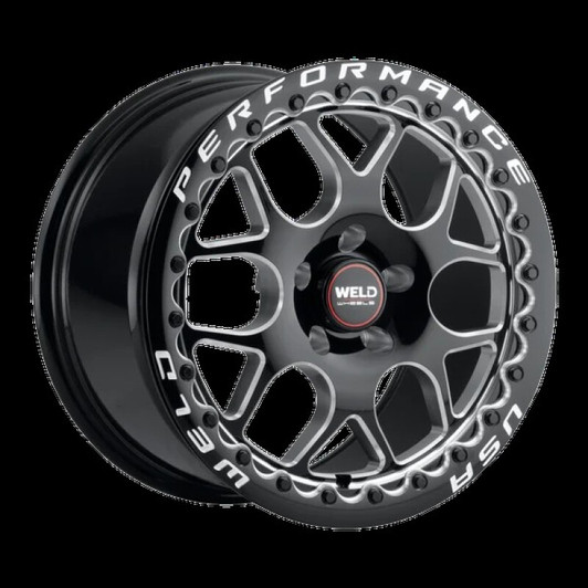 Weld S910 Solana Beadlock 17x10 6x135 ET42 BS 7.15 Gloss Black Wheel MIL Dia 87.1 - S91070089P42 Photo - Primary