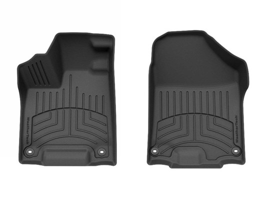 WeatherTech 17-25 Honda Ridgeline FloorLiner HP - 1st Row - Black - 449711IM Photo - Primary