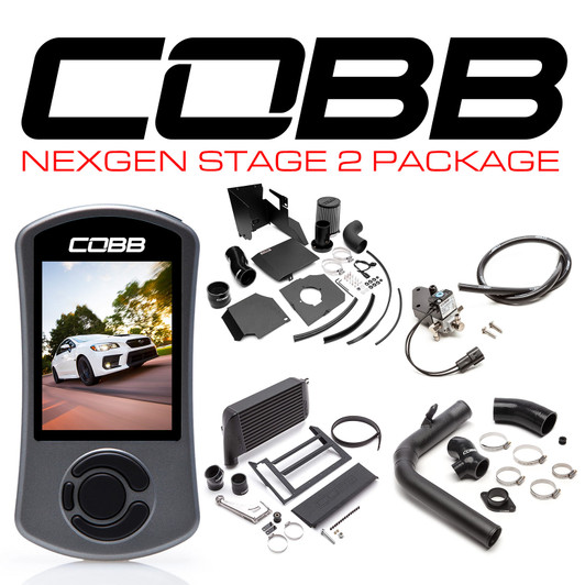 COBB Tuning 15-21 Subaru WRX NexGen Stage 2 Power Package w/SF Intake - Black - SUB004NG2W2-BK