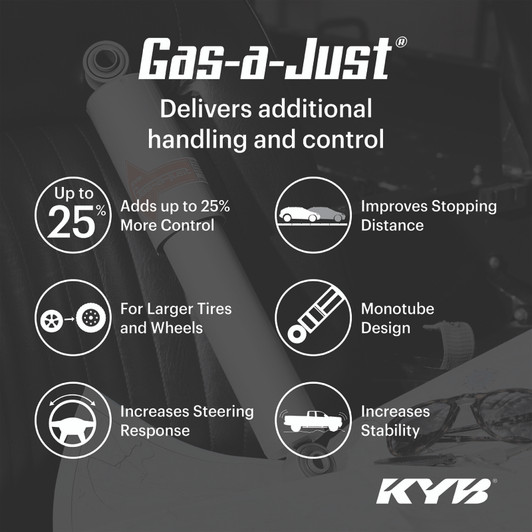 KYB 21-24 Ford F-150 4WD (Exc. Raptor & Tremor & w/o Elec. Susp.) Gas-a-Just Gas Strut - Front - 5510049 Photo - Primary