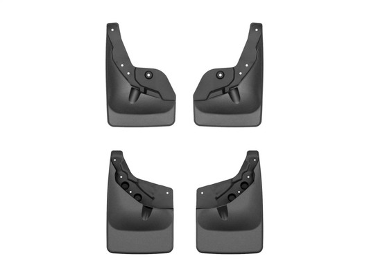 WeatherTech 24-25 Toyota Tacoma w/o Fender Flares Front & Rear No Drill MudFlaps - Black - 110184-120184 Photo - Primary