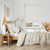 Blackout window shades, bedroom