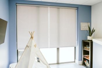 Custom Office Window Treatment