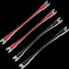 Cardas Audio Jumper Bi-Wire Speaker Cables 11.5 AWG Set of 4 with Heavy Rhodium Spades – Superior Sound Quality for Bi-Wired Systems