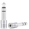 Furutech F63-S (R) Rhodium 3.5mm Stereo to 6.3mm Stereo Adapter