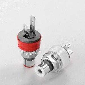 Furutech FT-903 RCA Chassis Mount Sockets Rhodium