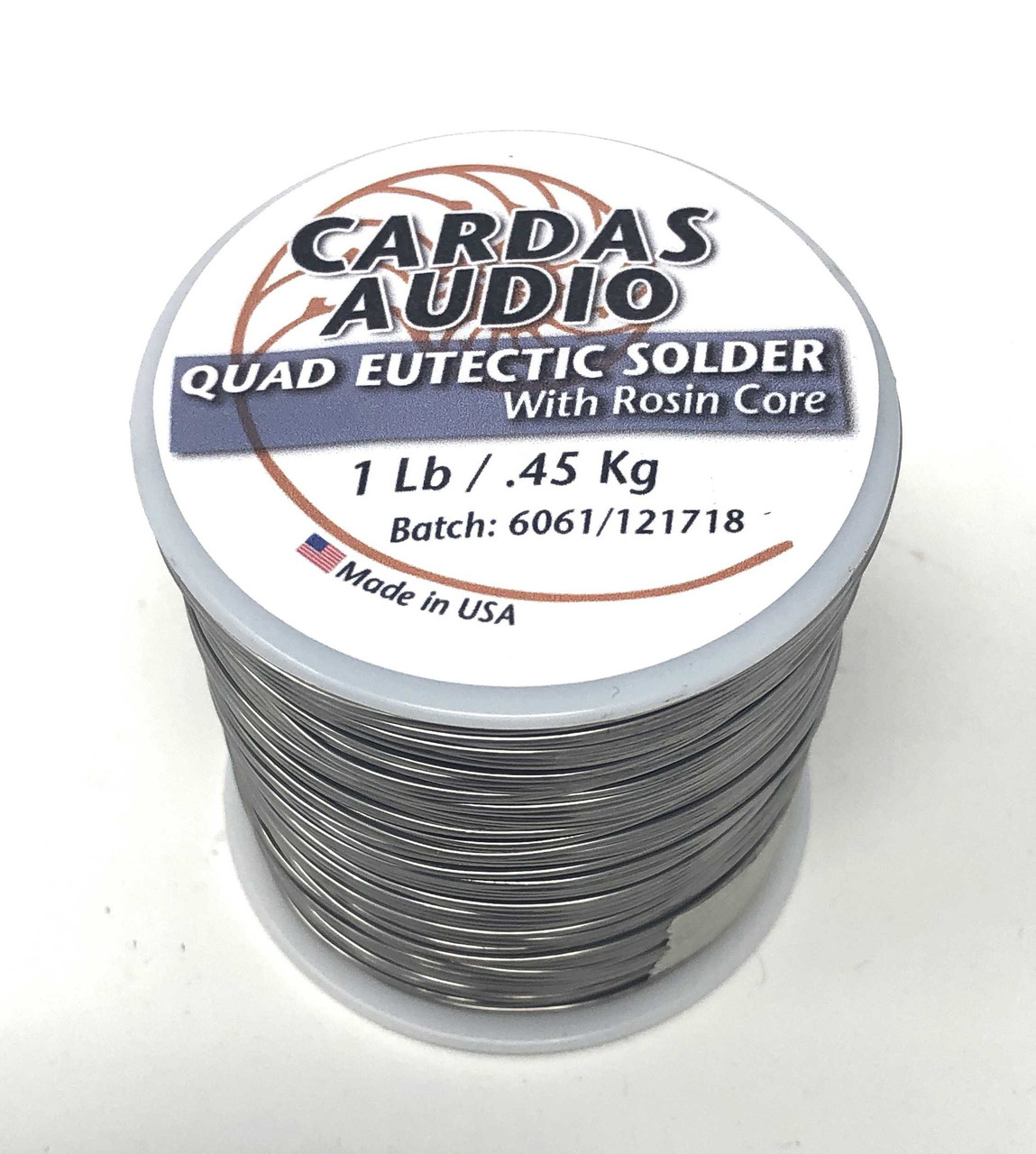 Cardas Audio Silver Quad Eutectic Solder with rosin flux - 1lb Roll