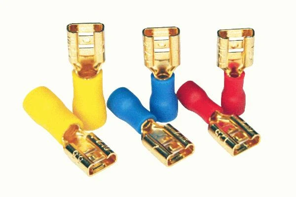 Furutech F-218 (G) 22-18 AWG Insulated Gold Plated Push-on