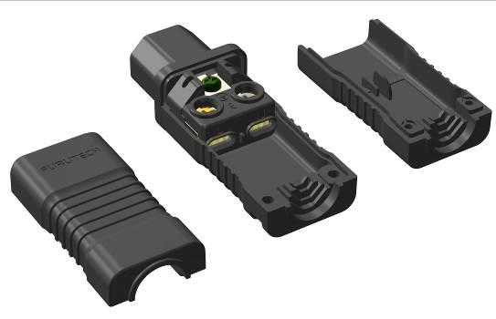 Furutech FI-C15 (R) NCF Low-Profile Slim IEC Connector
