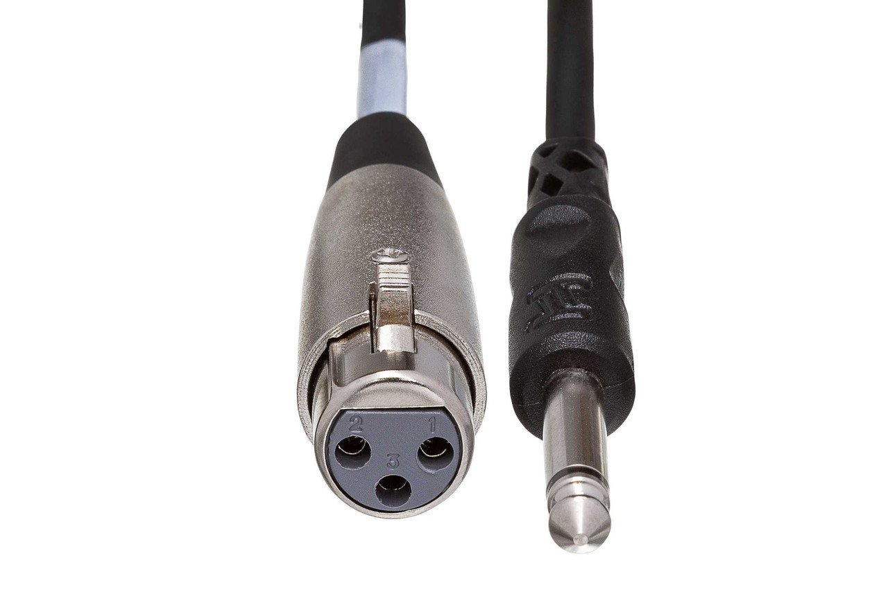 Hosa Unbalanced Interconnect PXF-105 XLR3F to 1/4 in TS