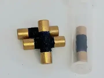 Acme Audio Labs Gold Au Ceramic Fuse Cryogenic Treated with CFC Crystal Fiber Compound Small 5x20mm Slo-Blow