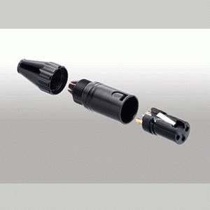 Furutech FP-702F Gold XLR Connector - Premium 3-Pin Female with 24K Gold Plating for Superior Audio Quality