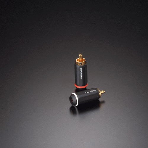 Furutech FP-126 Gold RCA Plug 4 Pack - Premium Audio Quality Connectors for Superior Sound Performance