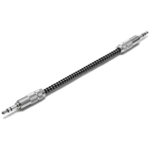 Oyaide HPSC-SS 3.5mm straight Mini-Mini cable Silver + Rhodium 8cm