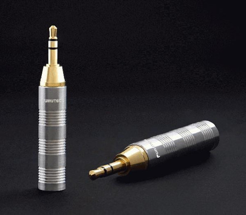 Furutech F35 G Gold 6.3 stereo to 3.5 stereo adapter