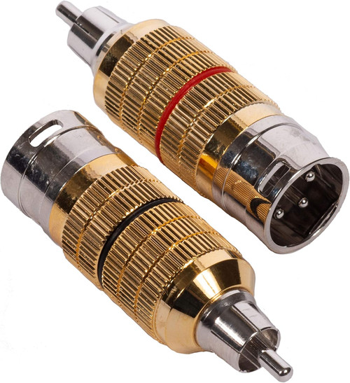 Cardas Audio CGA MXLR-MRCA Male XLR to Male RCA Adapter Pair