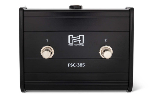 Hosa FSC-385 Guitar / Bass Style Dual-Latching Two-Button Footswitch