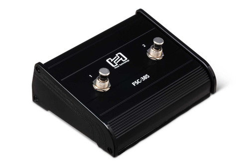 Hosa FSC-385 Guitar / Bass Style Dual-Latching Two-Button Footswitch