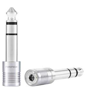 Furutech F63-S (R) Rhodium 3.5mm Stereo to 6.3mm Stereo Adapter