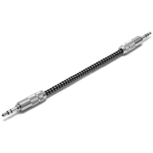 Oyaide HPSC-SS 3.5mm straight Mini-Mini cable Silver + Rhodium 8cm