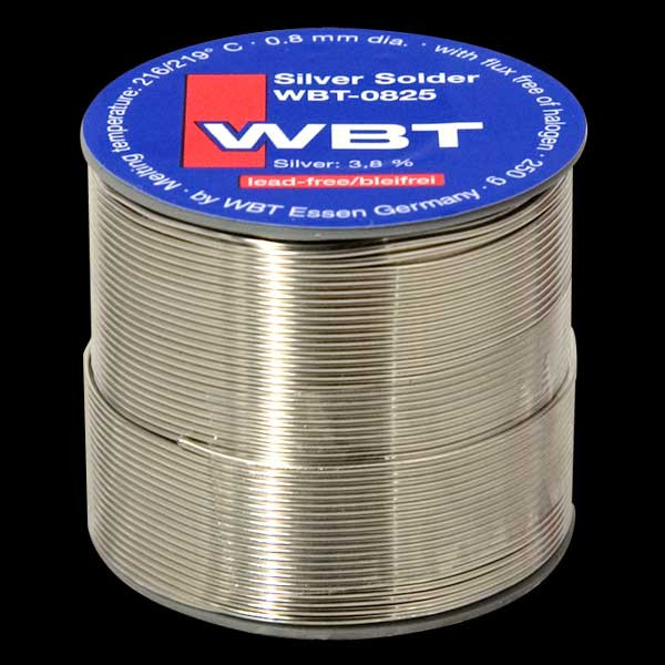 WBT 0825 Lead-Free Solder 250G Roll / 8.8 oz