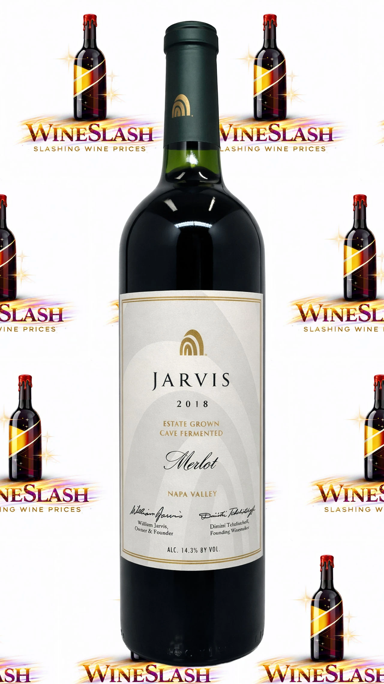 2018 Jarvis Estate Cave Fermented Merlot bottle