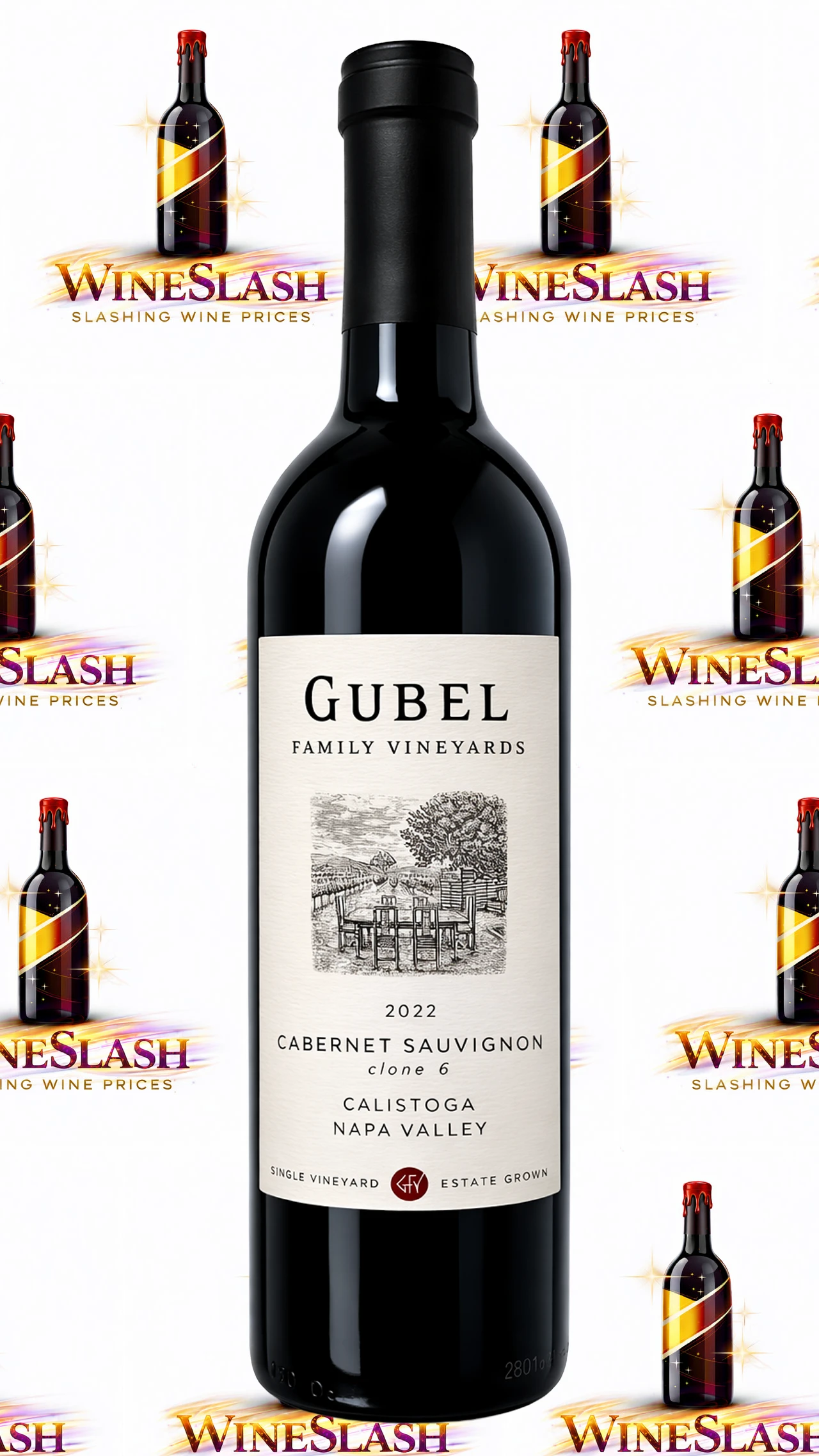 2022 Gubel Clone 6 Cabernet Sauvignon Calistoga bottle