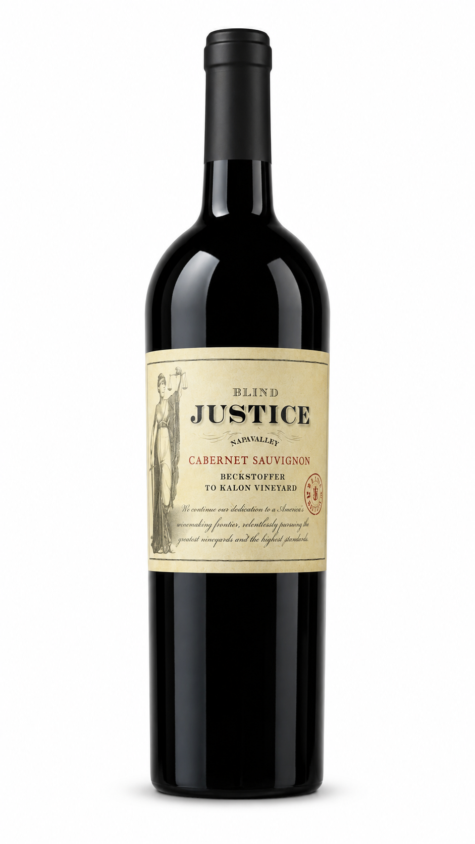 2018 Blind Justice Beckstoffer To Kalon Vineyard Cabernet Sauvignon bottle