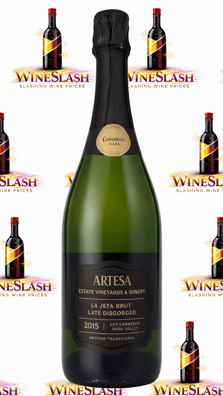 2015 Artesa La Jefa Brut Late Disgorged Los Carneros Napa Valley bottle