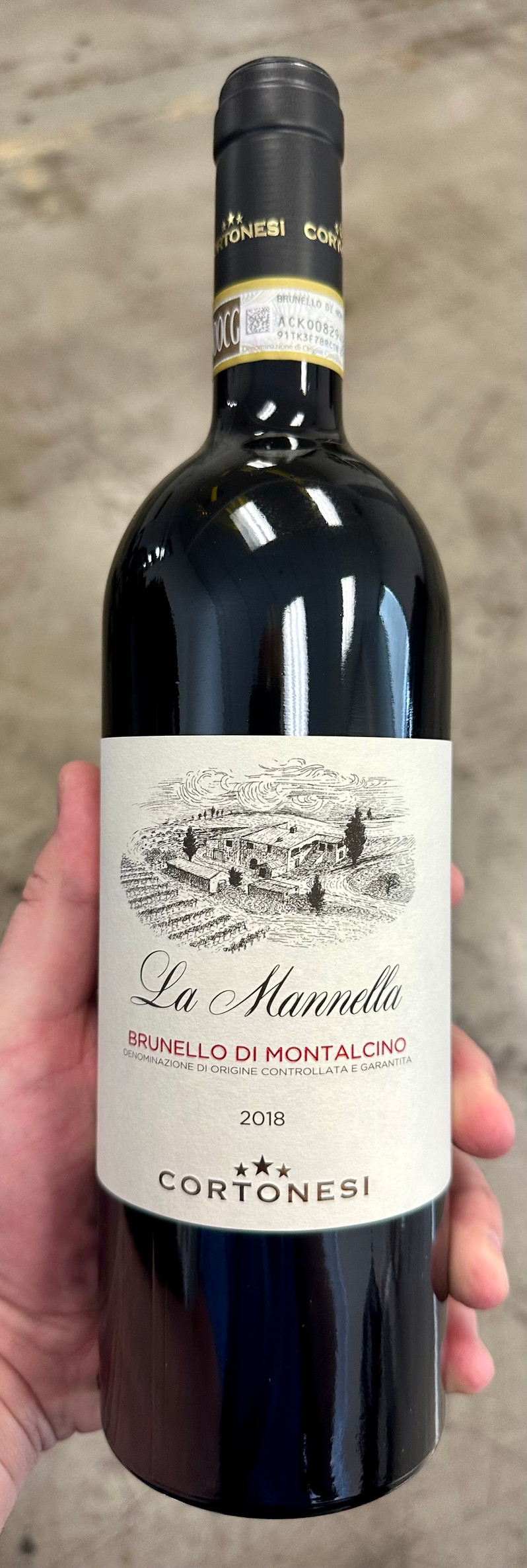 2018 Cortonesi La Mannella Brunello di Montalcino DOCG, Italy (96WC)