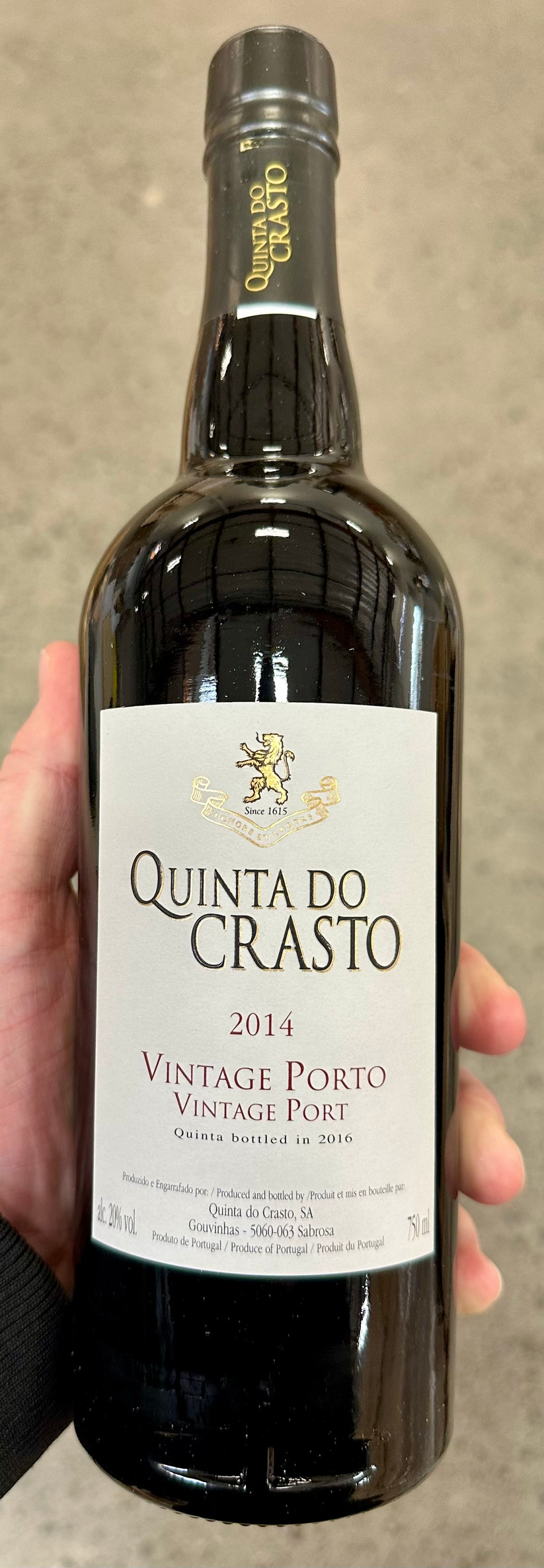 2014 Quinta do Crasto Vintage Port Portugal