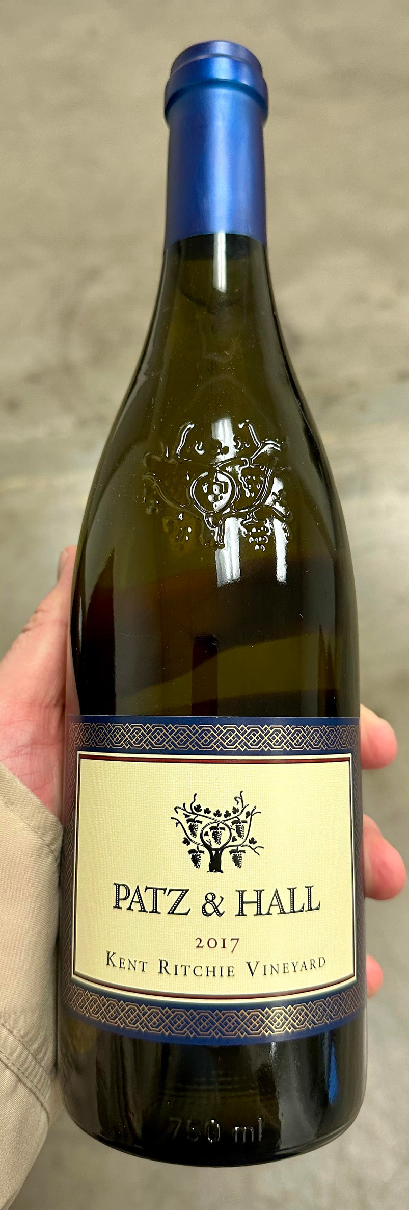 2017 Patz & Hall Ritchie Vineyard Chardonnay, Russian River Valley (93WE)