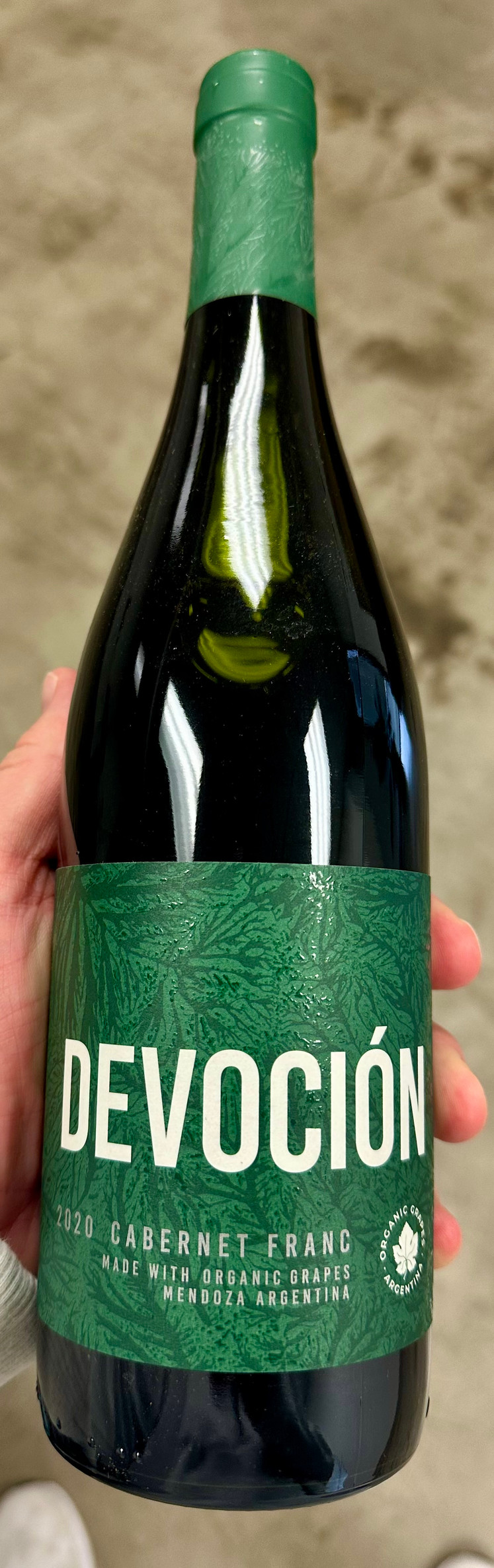 2020 Devocion Cabernet Franc Mendoza, Argentina