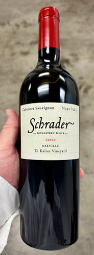 2021 Schrader Cellars Monastery Block To Kalon Vineyard Cabernet, Oakville (98JD)