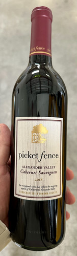 2018 Picket Fence Cabernet, Alexander Valley